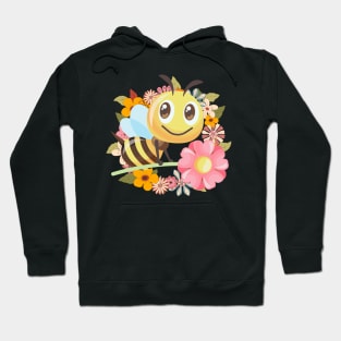 Bee & Flowers Hoodie